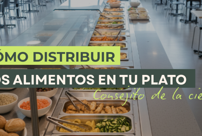 como distribuir los alimentos en el plato