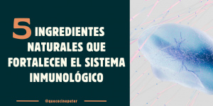 5 ingredientes naturales que fortalecen el sistema inmunológico